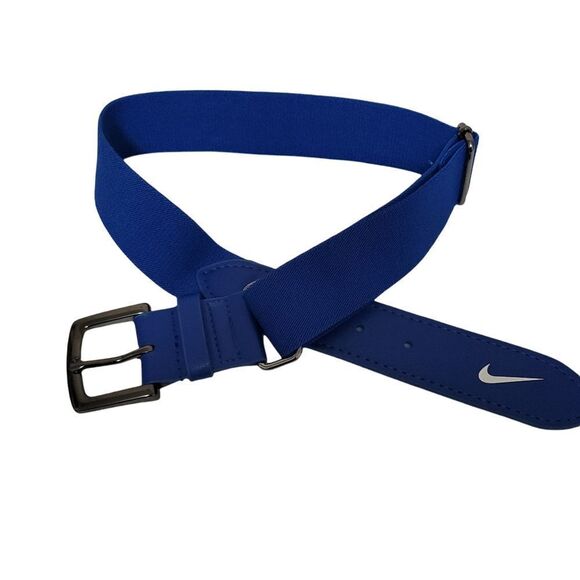 Nike Blue Logo Stretch Belt - Picture 1 of 4